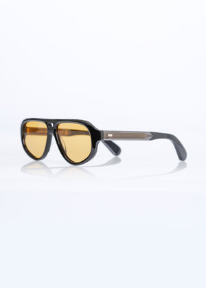 ELLIOT SUNGLASSES  / BLACK-AMBER