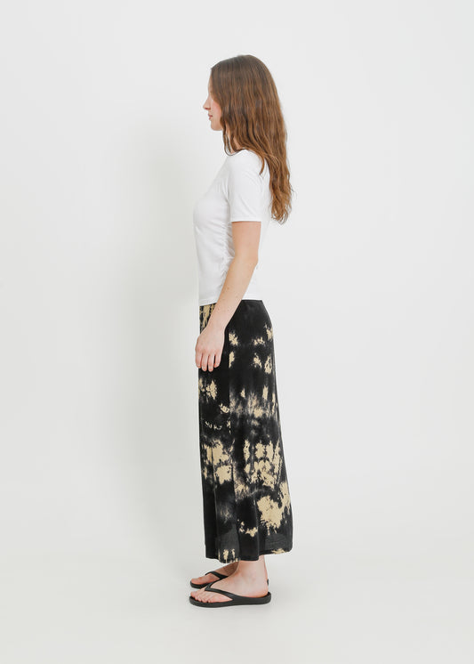 LEAH SKIRT / INK-BEIGE