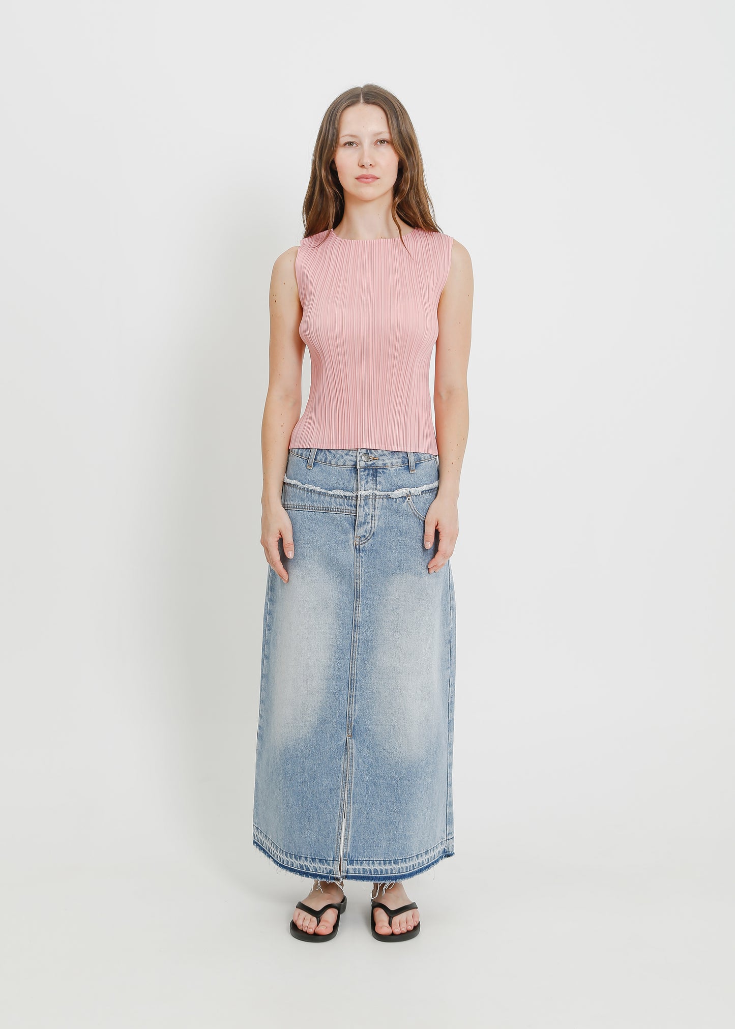 INDIO DENIM SKIRT / LIGHT INDIGO