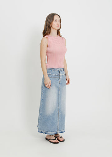 INDIO DENIM SKIRT / LIGHT INDIGO