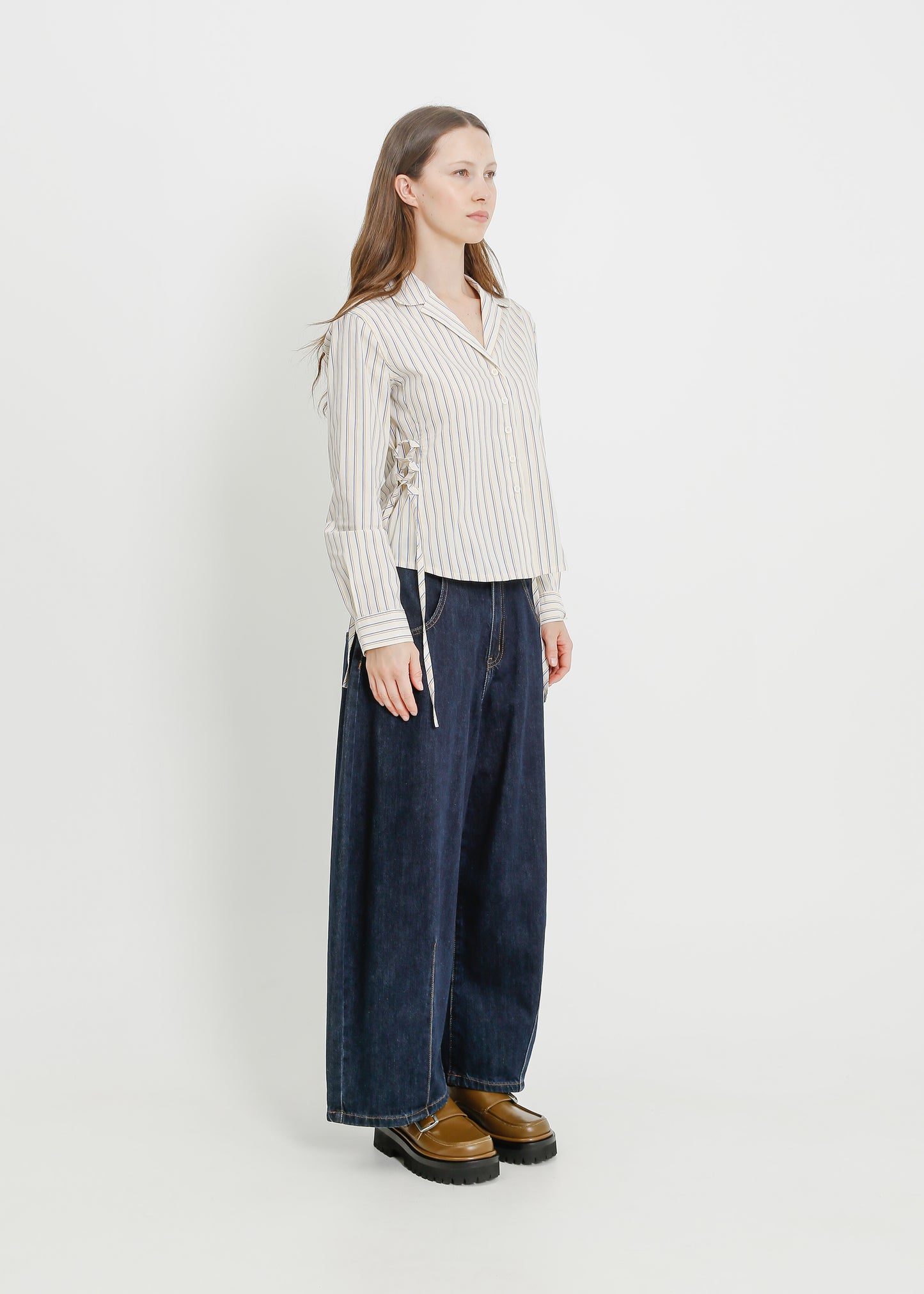 CARLOW BLOUSE / YELLOW STRIPE