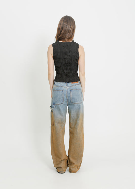 INDIANA JEAN / LIGHT INDIGO-RUST OMBRAY