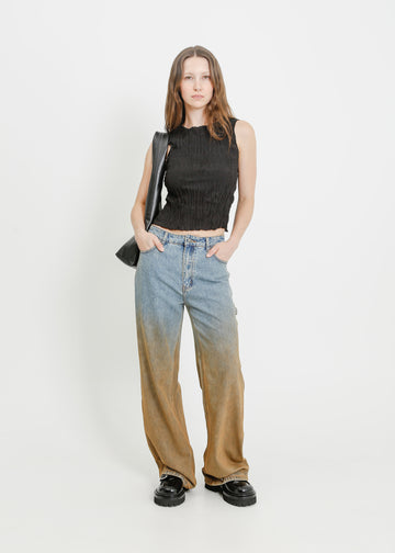 INDIANA JEAN / LIGHT INDIGO-RUST OMBRAY