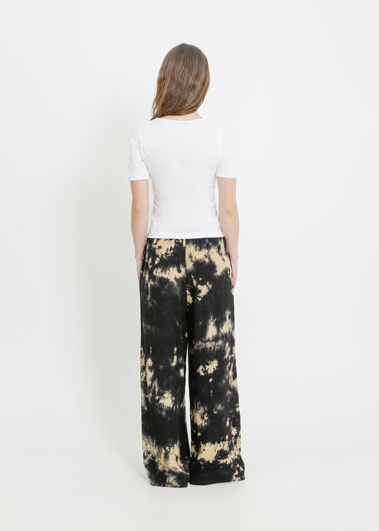 GERMAINE PANT / INK-BEIGE