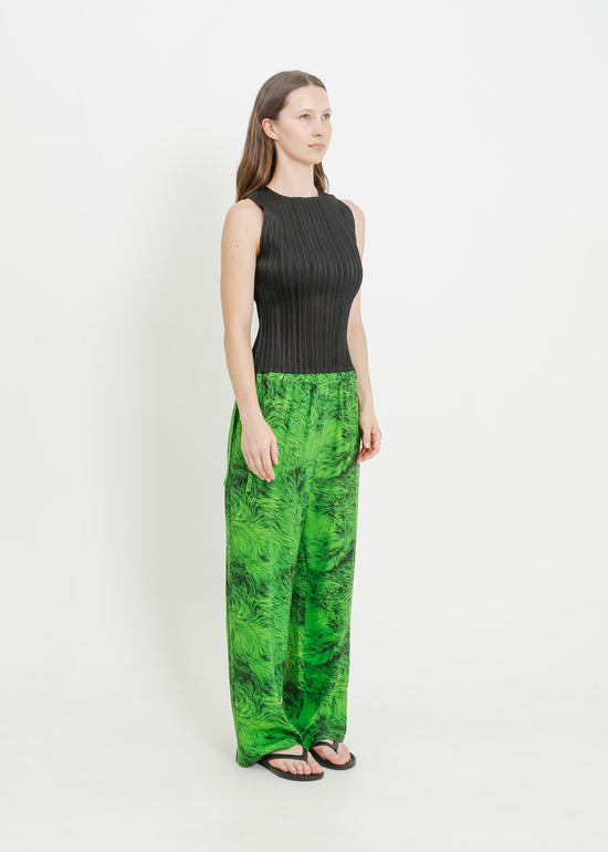 VENICE PANT / GREEN FUR