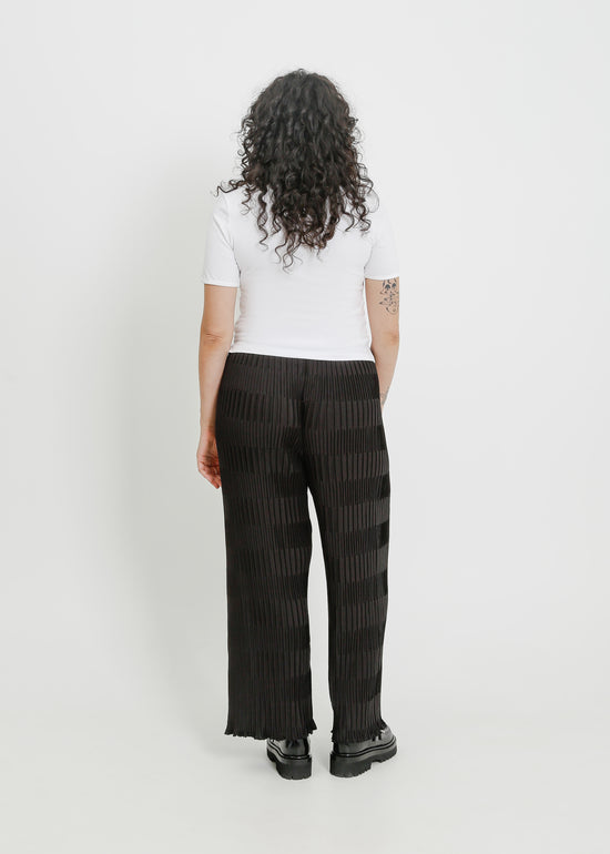 ROWAN PLEAT PANT / BLACK