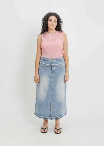 INDIO DENIM SKIRT / LIGHT INDIGO