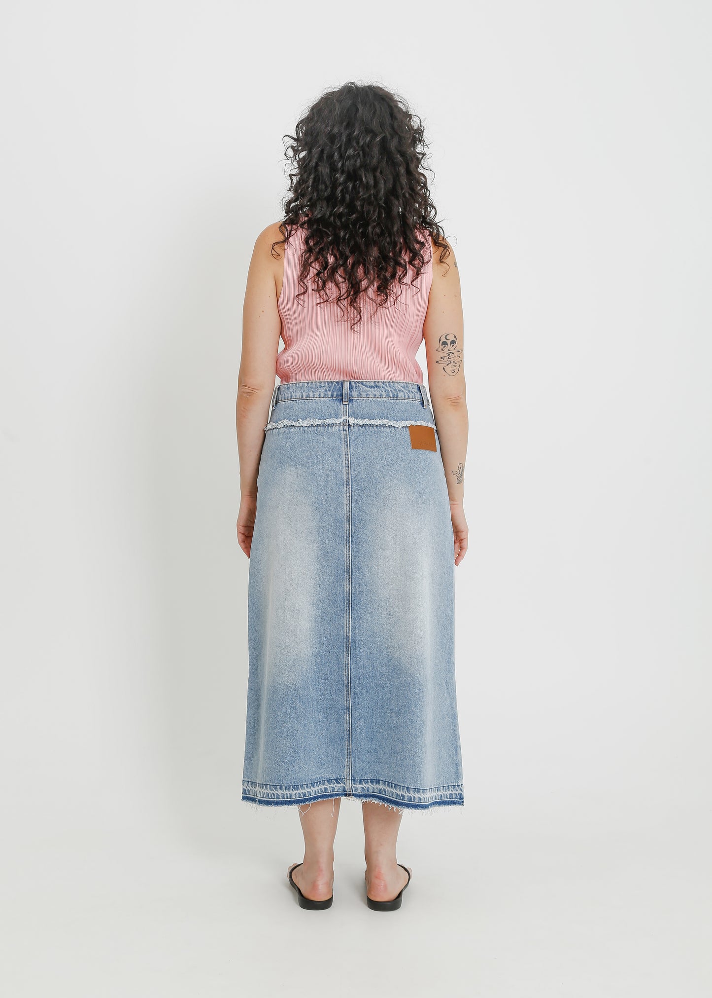 INDIO DENIM SKIRT / LIGHT INDIGO