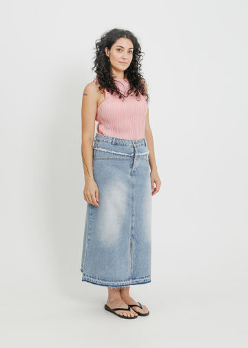 INDIO DENIM SKIRT / LIGHT INDIGO