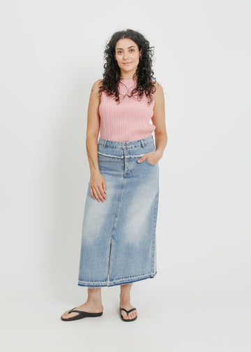 INDIO DENIM SKIRT / LIGHT INDIGO