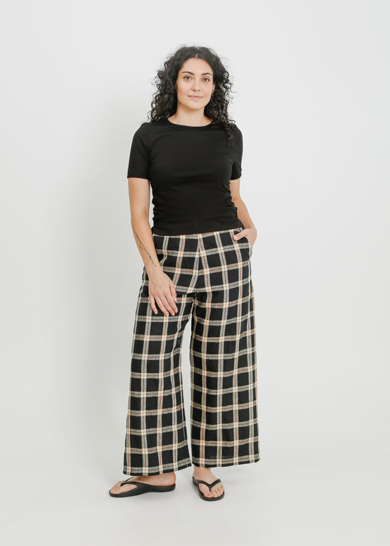 VALENTINE PANT / BLACK-MULTI