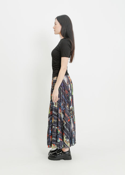 MIETTA PLEAT SKIRT / MULTI