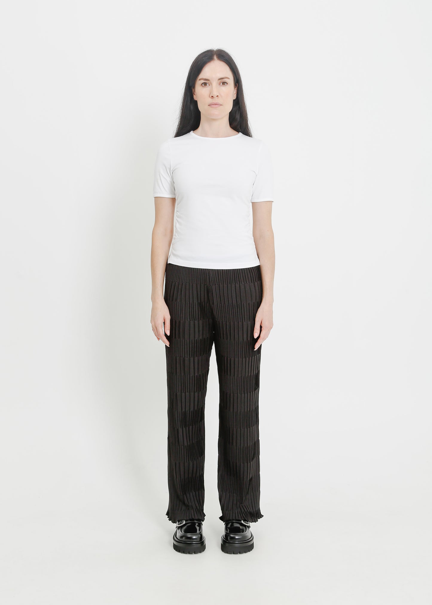 ROWAN PLEAT PANT / BLACK