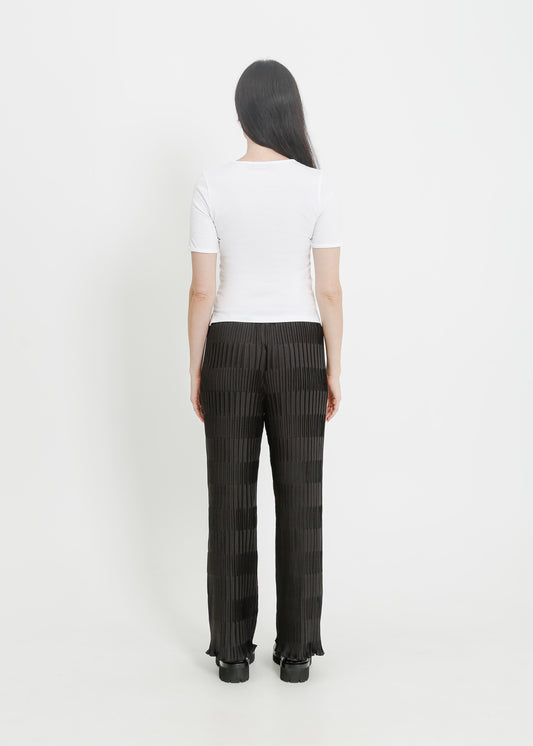 ROWAN PLEAT PANT / BLACK