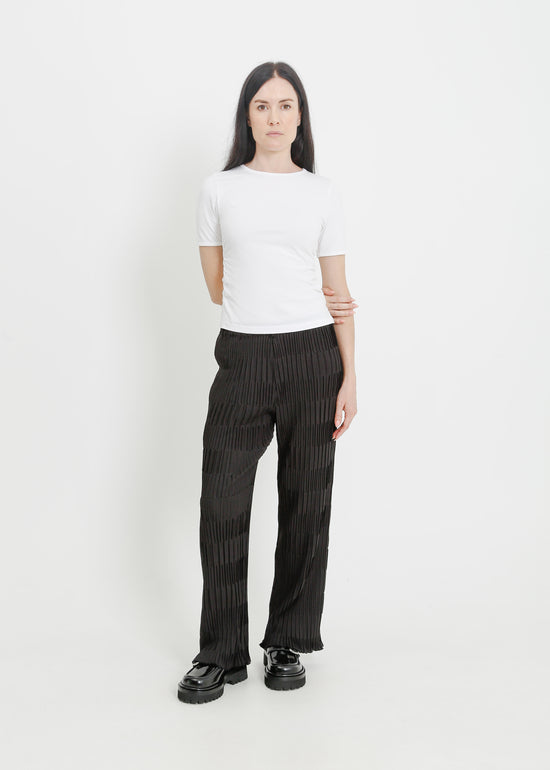 ROWAN PLEAT PANT / BLACK