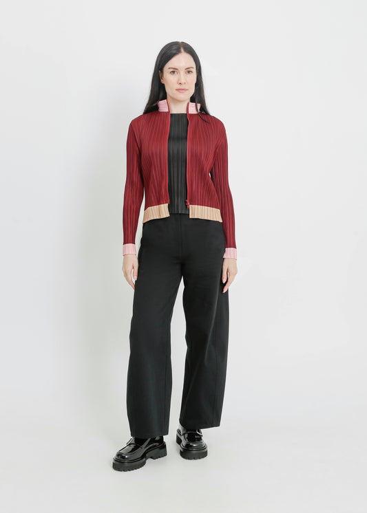 AERON PLEAT JACKET / SANGRIA