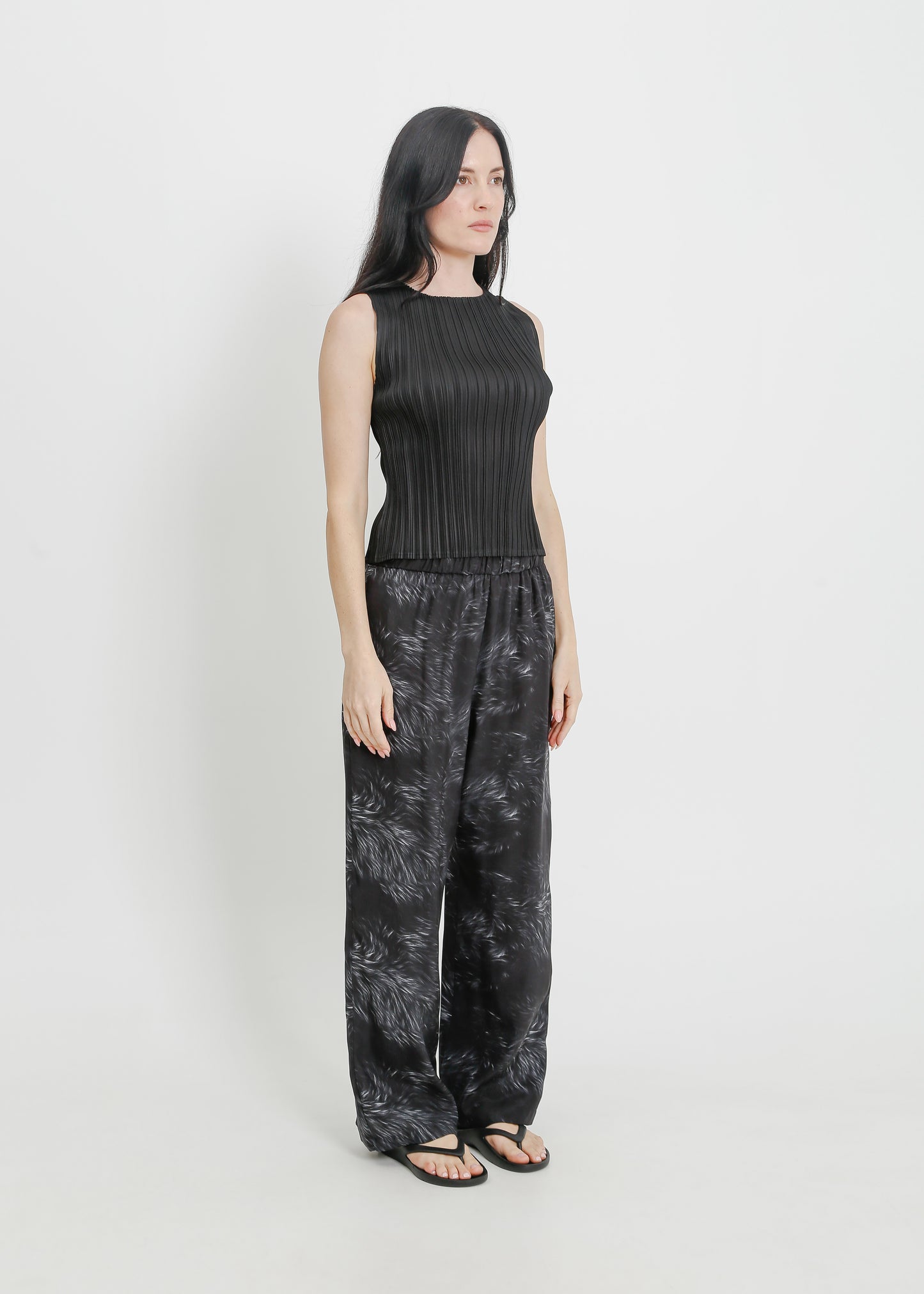 VENICE PANT / BLACK FUR