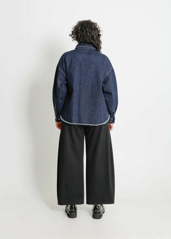 ENNIS DENIM OVERSHIRT / INDIGO