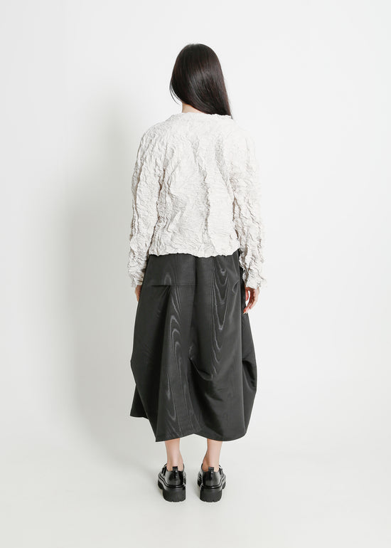 LULU PLEAT JACKET / PEARL