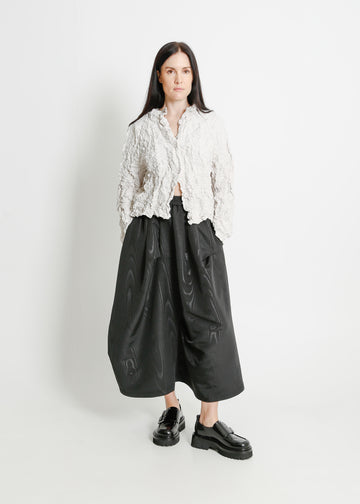 LULU PLEAT JACKET / PEARL