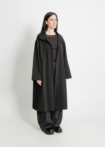 LINDUS COAT / BLACK