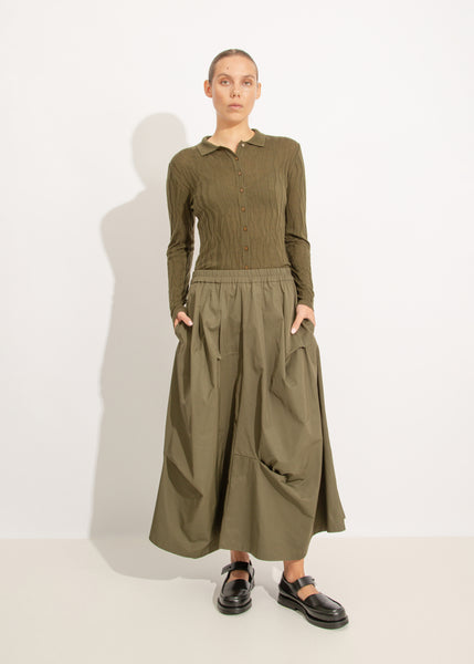 NORA SKIRT / KHAKI – Alpha60