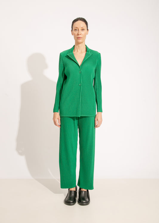 HARRIET PLEAT BLAZER / GREEN