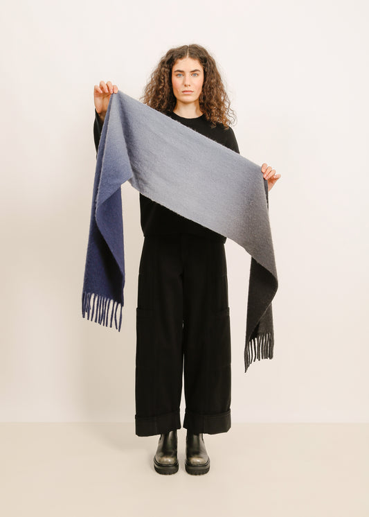 CHARLIE SCARF / NAVY-BLACK