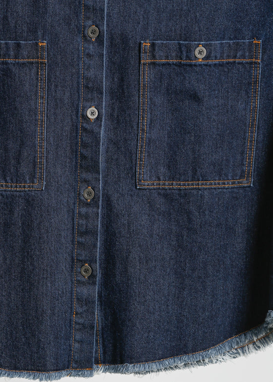 ENNIS DENIM OVERSHIRT / INDIGO