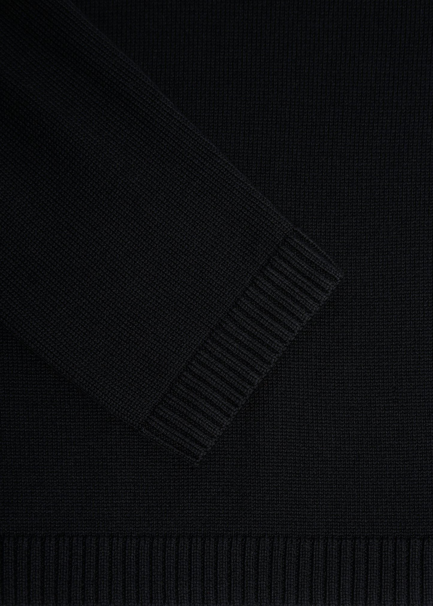 W24 | THEO KNIT SWEAT / BLACK