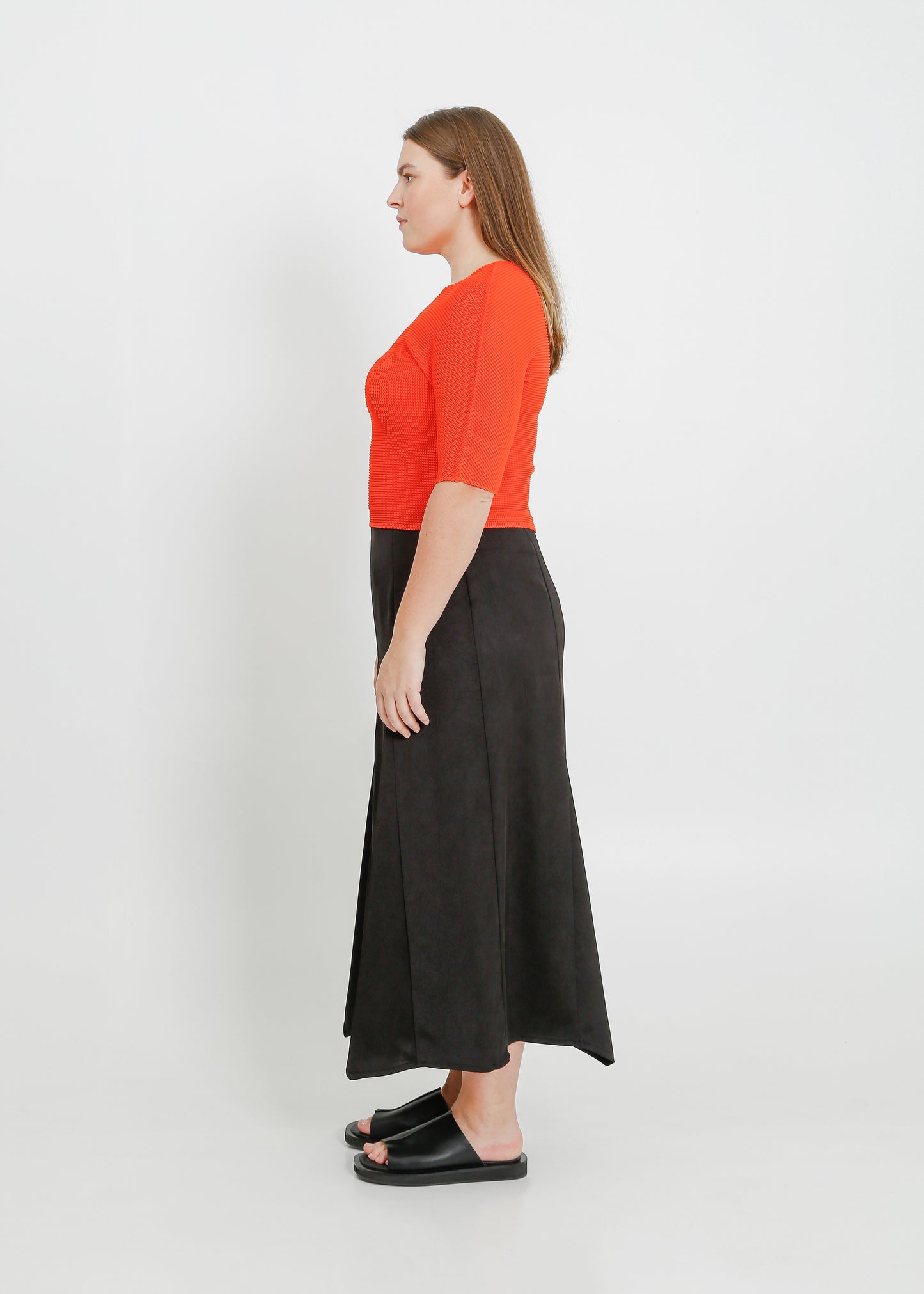 RUNE PLEAT TOP / POPPY