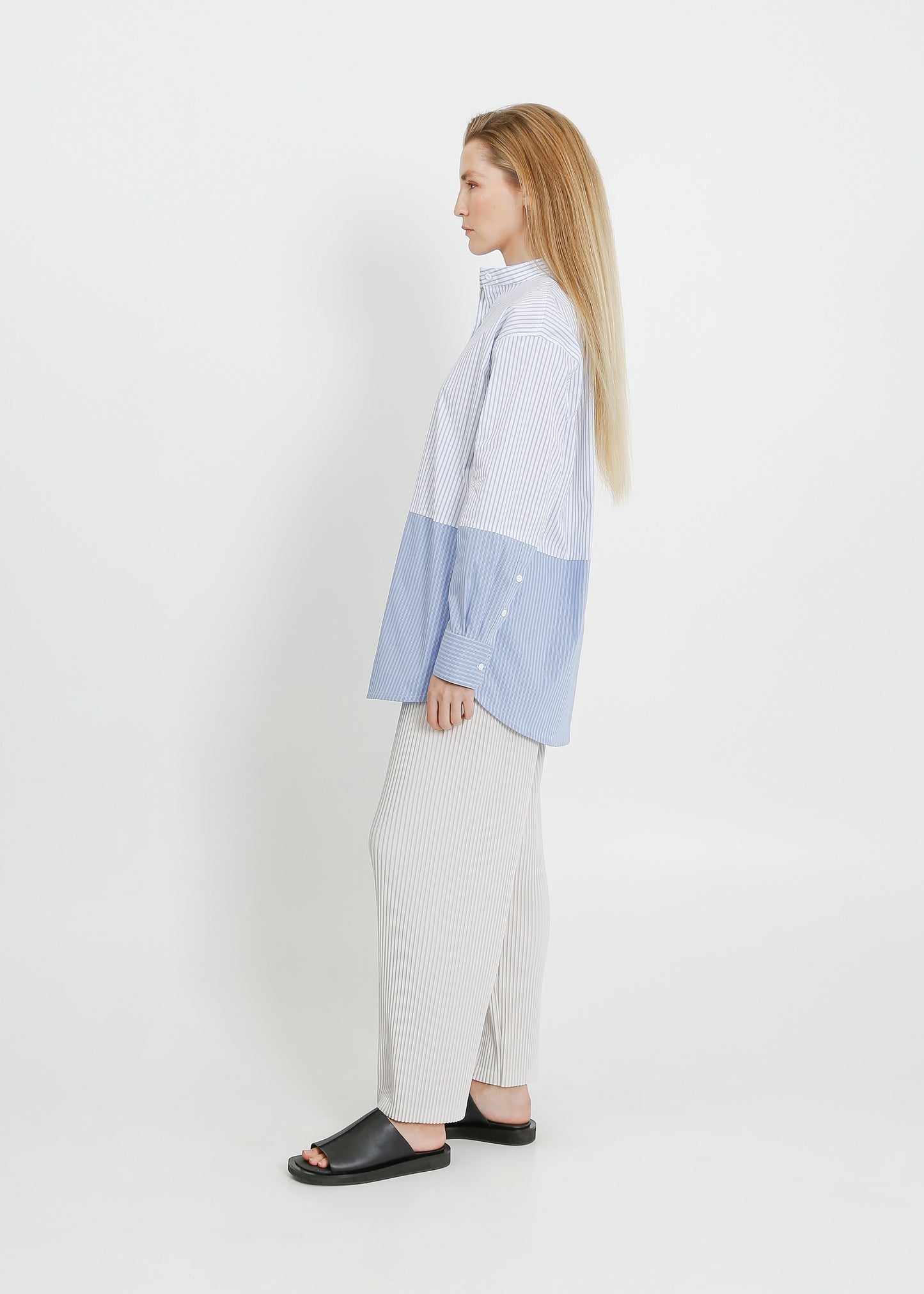 AZARI SHIRT / BLUE-WHITE