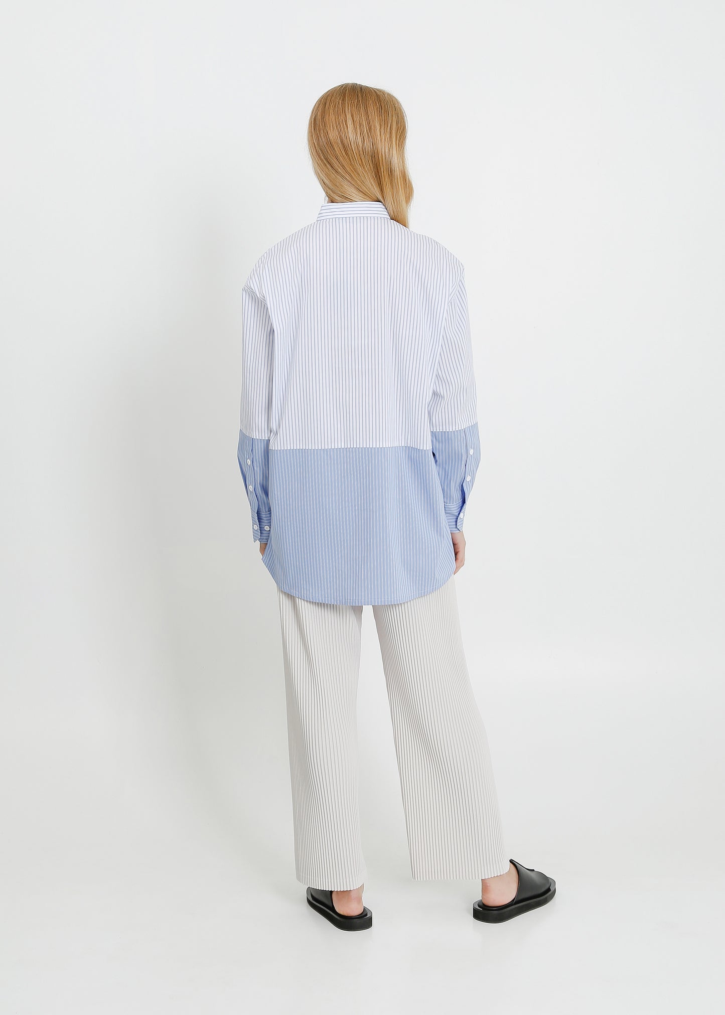 AZARI SHIRT / BLUE-WHITE