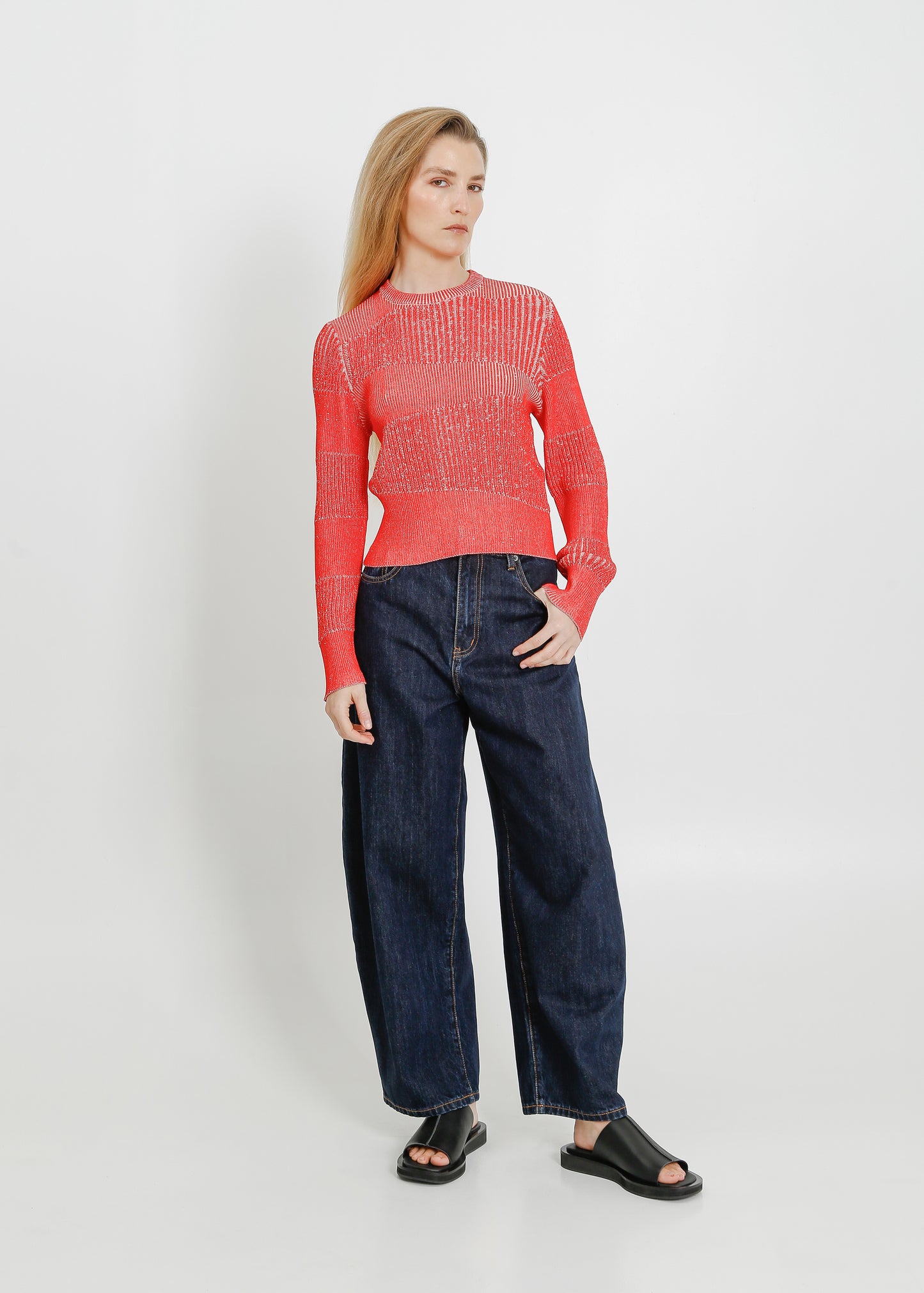 HOLLAND KNIT SWEAT / POPPY-LEMONADE