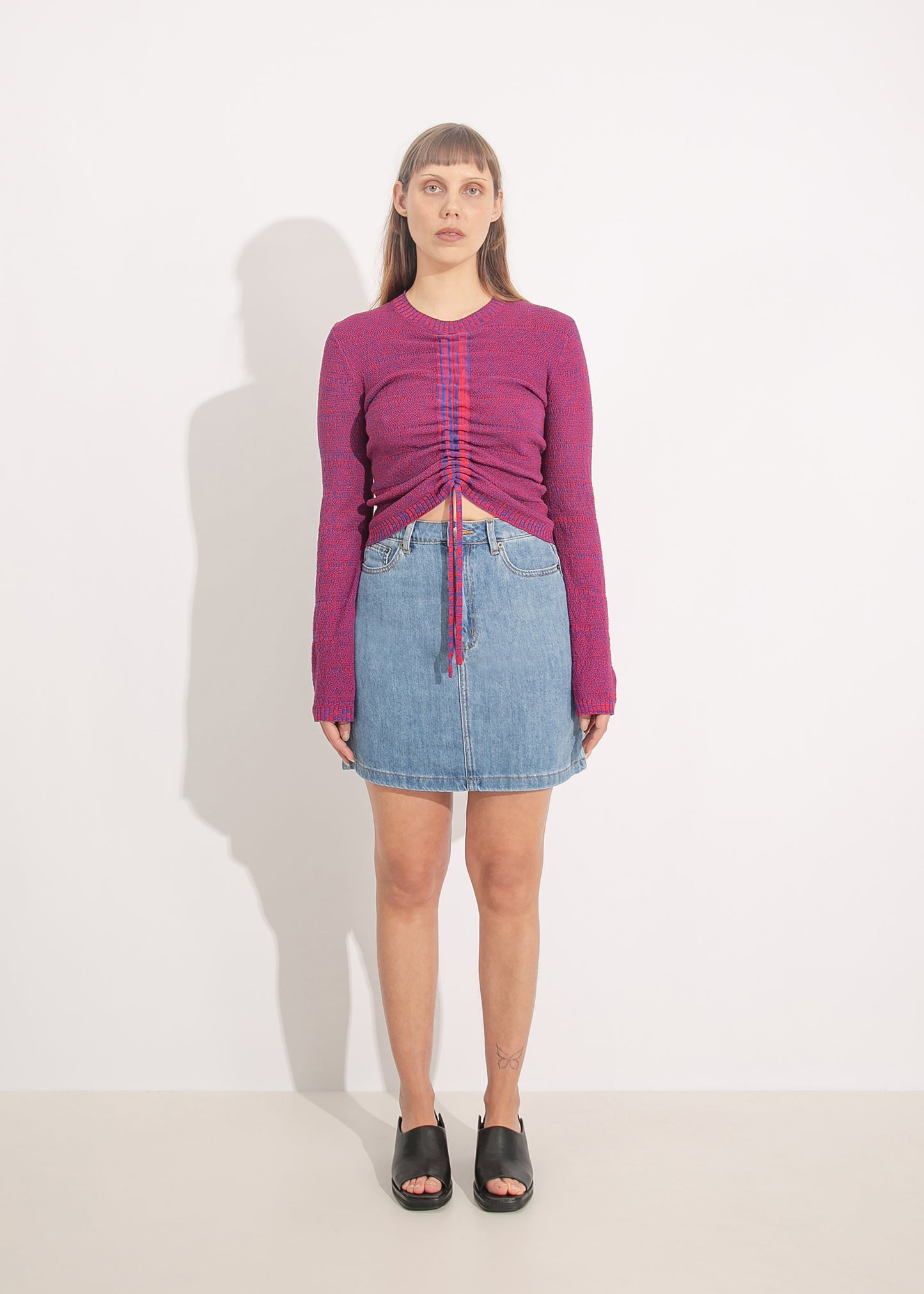 S24 | VIVIAN MINI SKIRT / BLUE