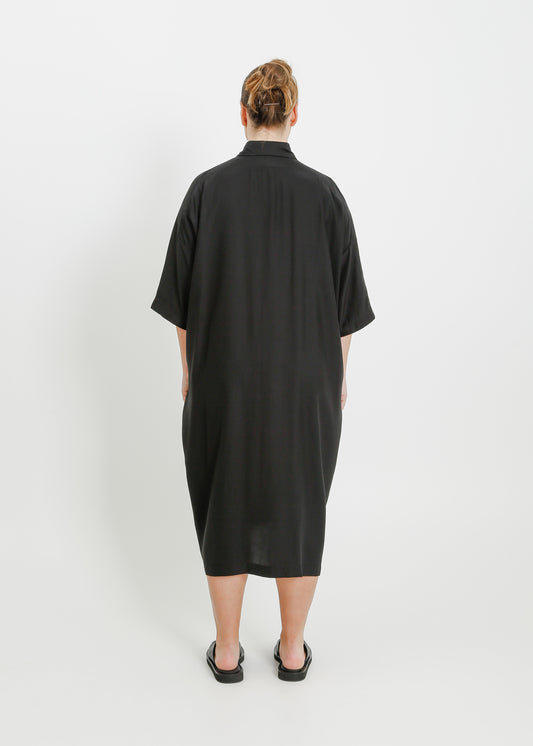 LYRIC SHIRT DRESS / ONYX