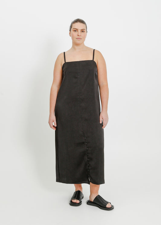 VERE SLIP DRESS / BLACK