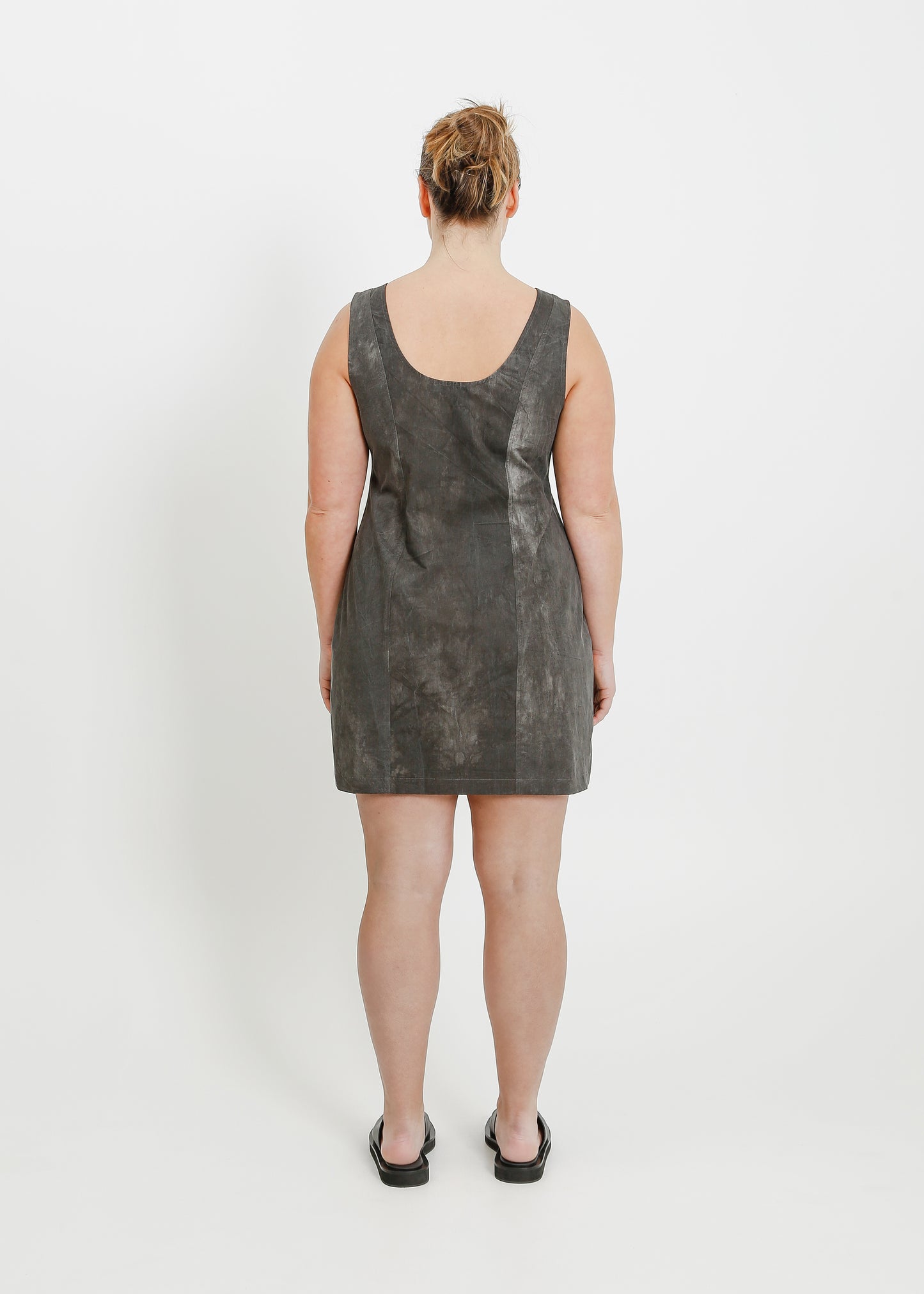 REGINA DRESS  / CHARCOAL