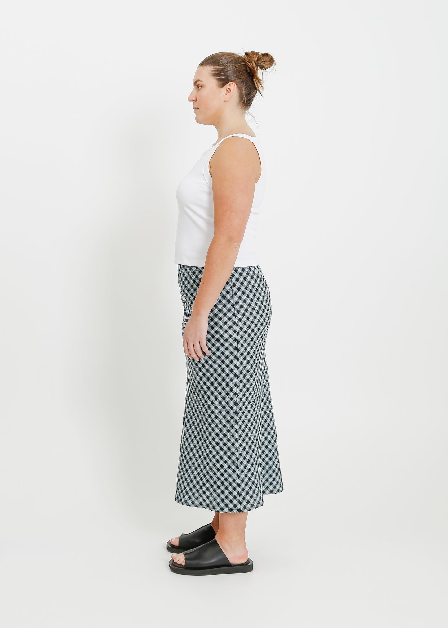 GEORGIA SKIRT / BLACK-ICE