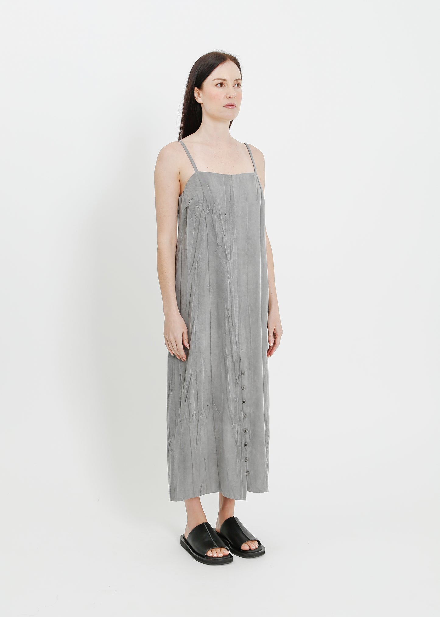 VERE SLIP DRESS / GREY