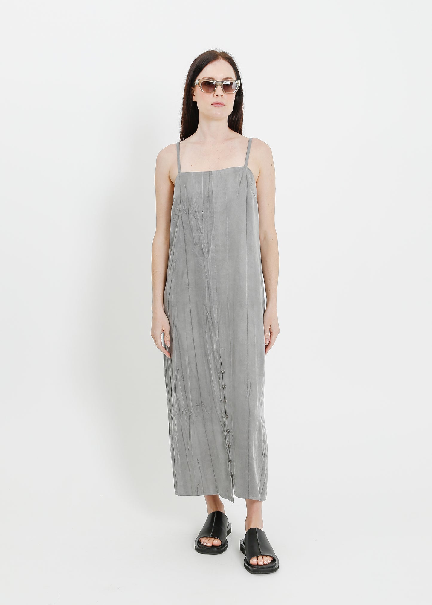 VERE SLIP DRESS / GREY