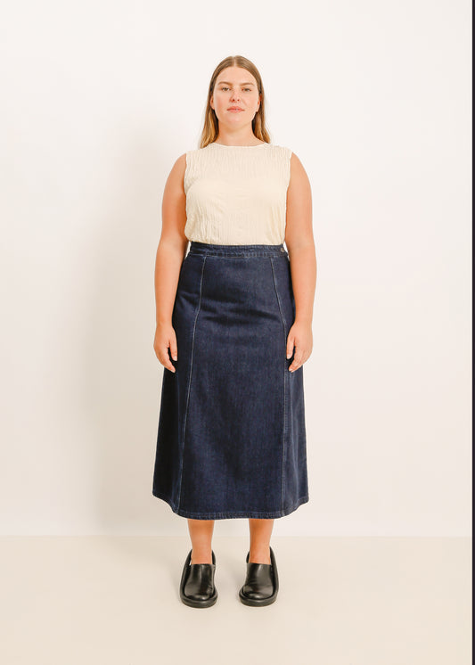 FRANCIS SKIRT / NAVY