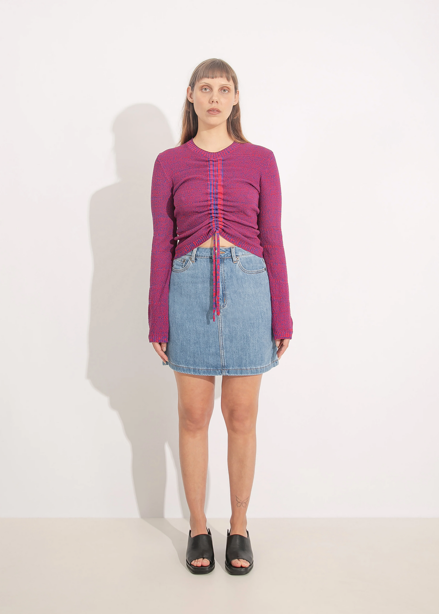 S24 | VIVIAN MINI SKIRT / BLUE