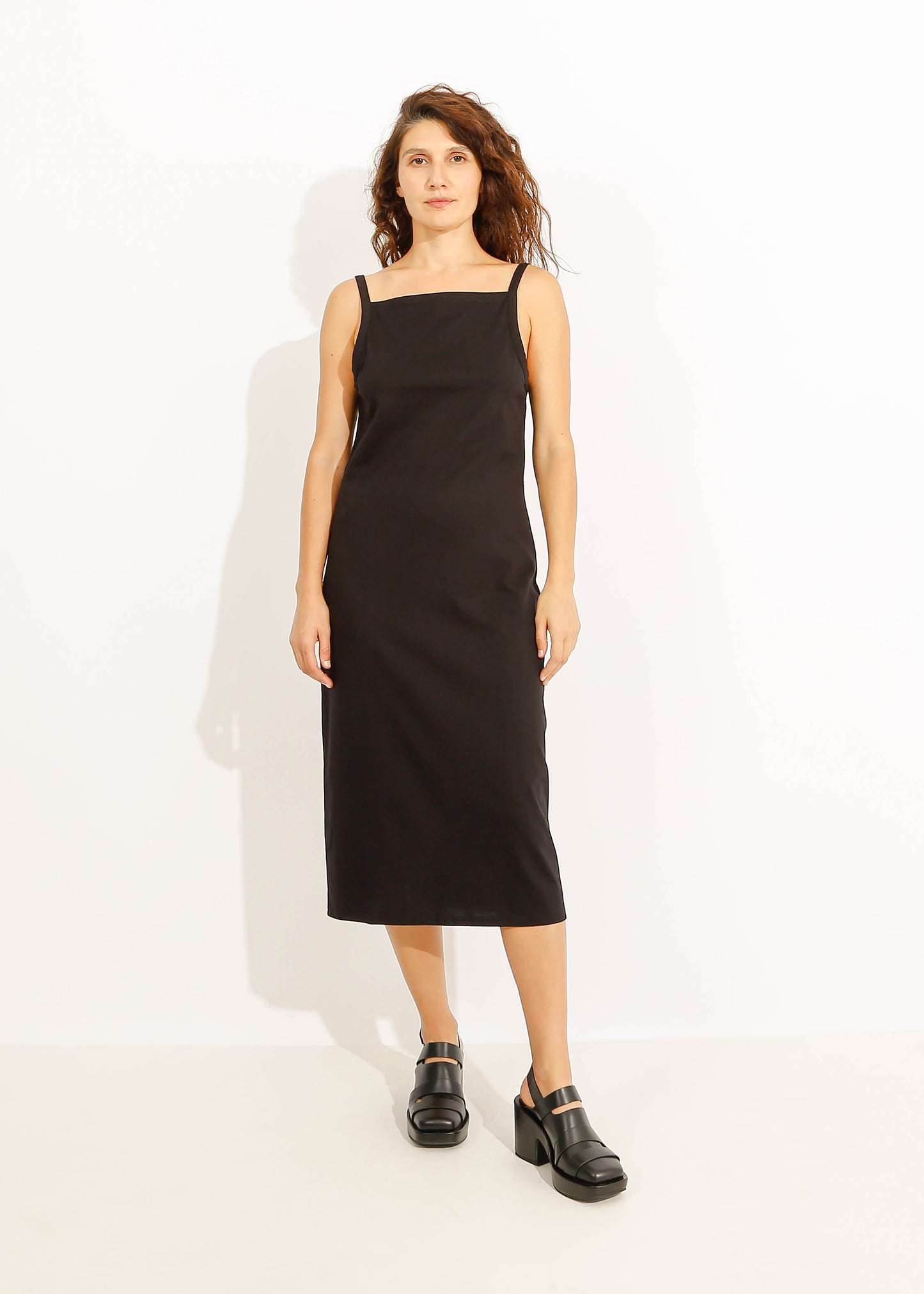 RILEY TANK DRESS / ONYX